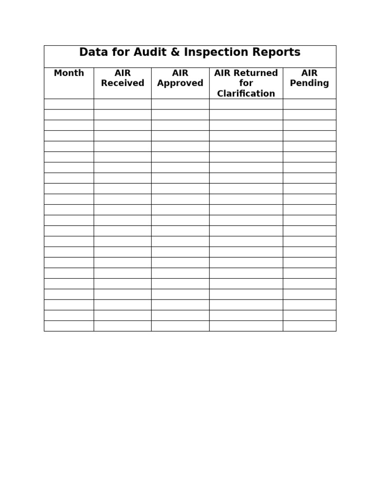 Data For Audit | PDF