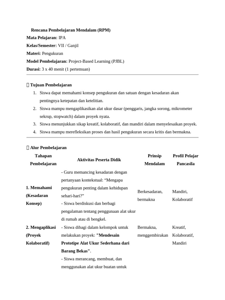 RPM Pengukuran | PDF