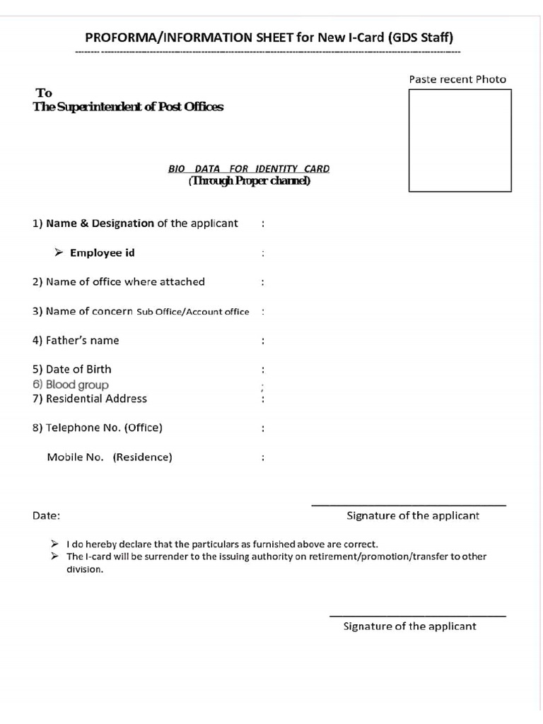 Form Print | PDF