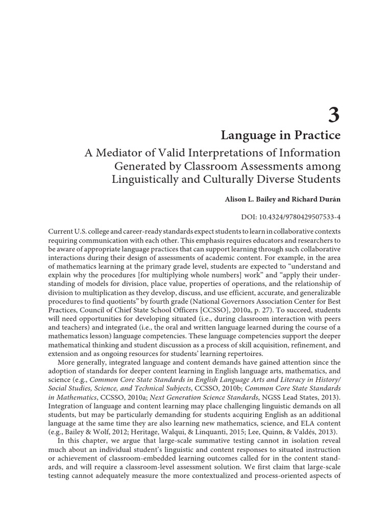 Chapter 3 Language in Practice, Language - in - Practice | PDF ...