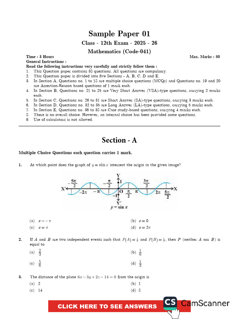 Mathematics 12th | PDF
