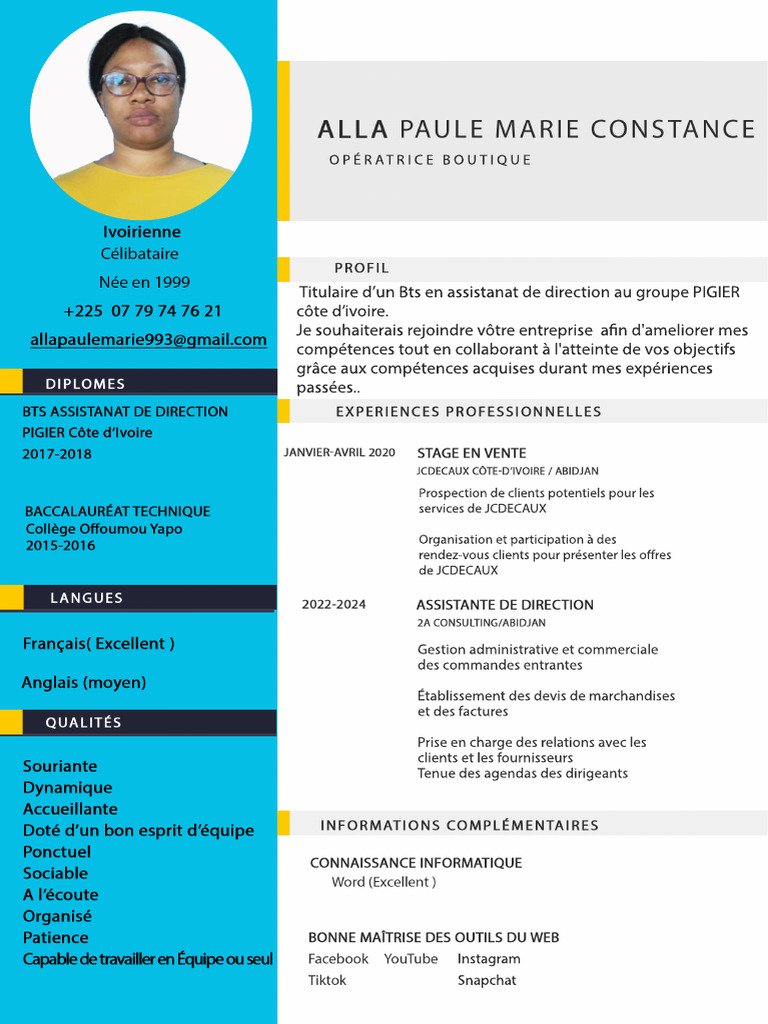 CV Alla Copie | PDF