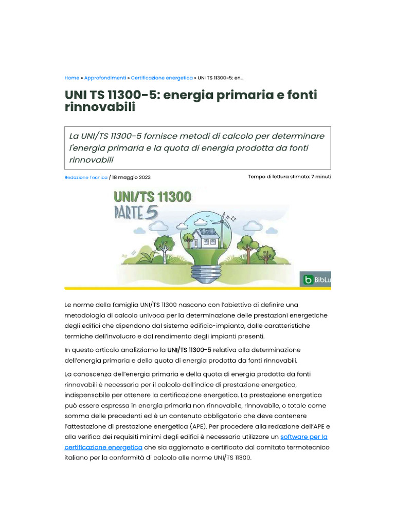 Acca Uni 11300 Parte 5 | PDF