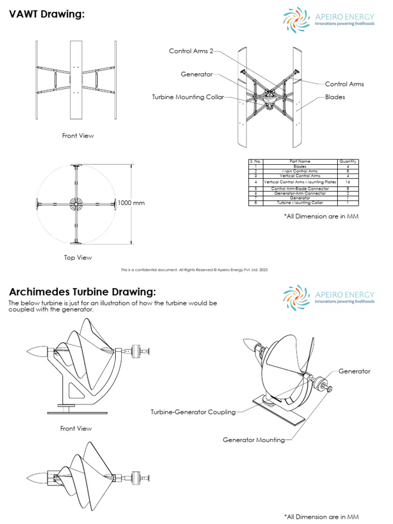 Wind Tunnel Project Drawings | PDF | Turbine | Electric Generator
