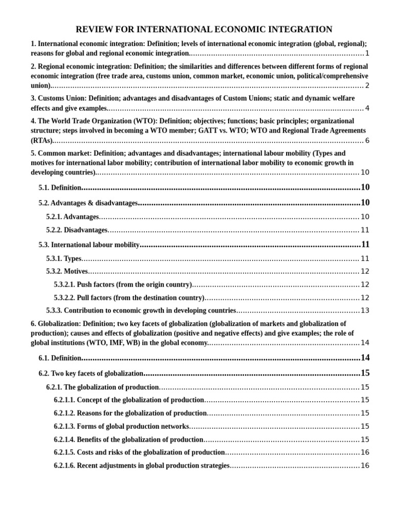 (Review) (Iei) | PDF | World Trade Organization | Most Favoured Nation