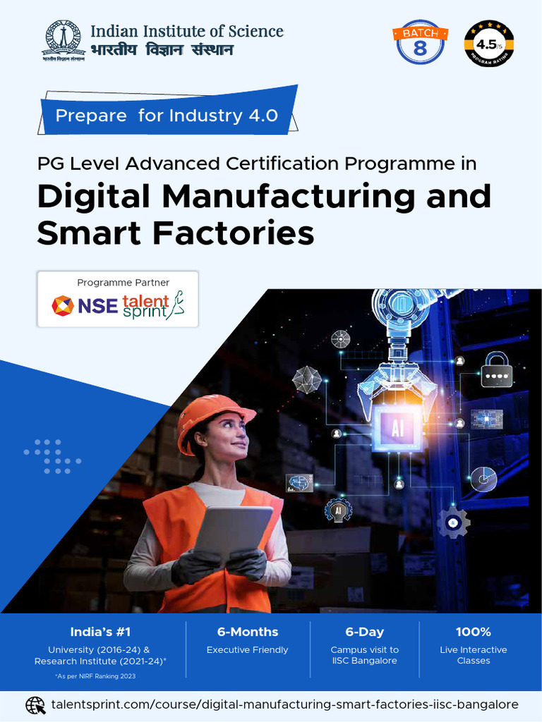 Brochure PG Level Advanced Certification Programme in Digital ...