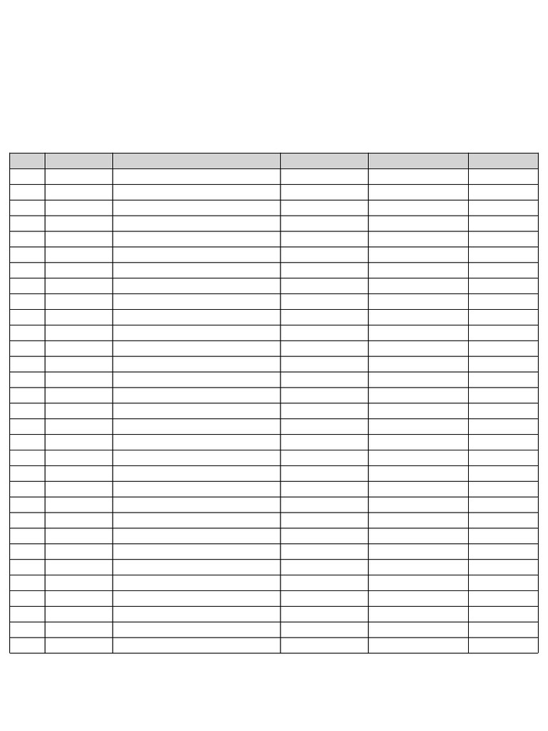 ToT Consolidated Timetable | PDF