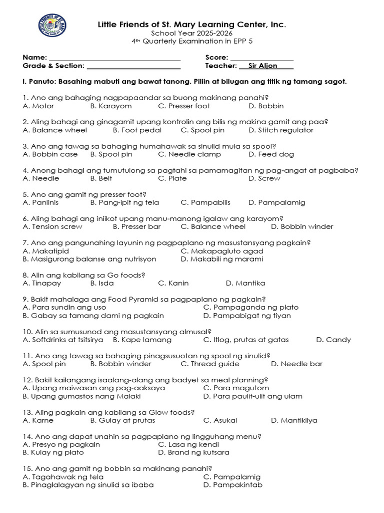 Epp 5 | PDF