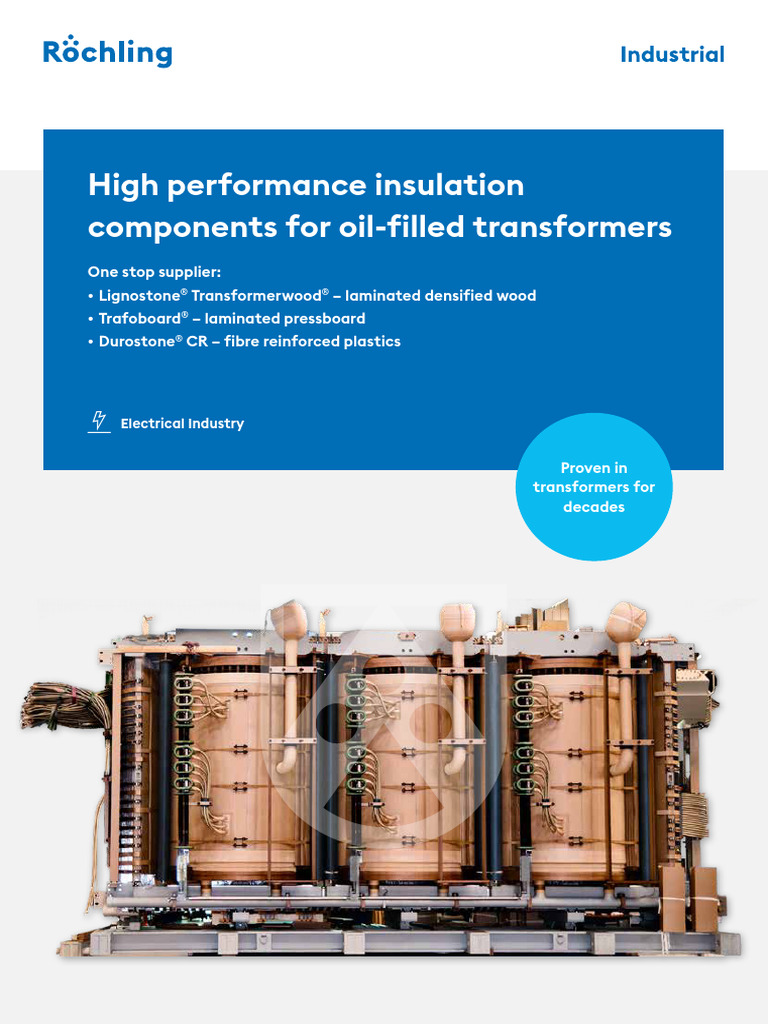 High Performance Insulation Components For Oil-Filled Transformers ...