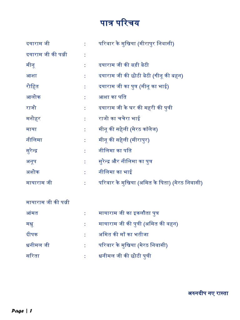 Grade - VIII Hindi Book - Naya Raasta | PDF