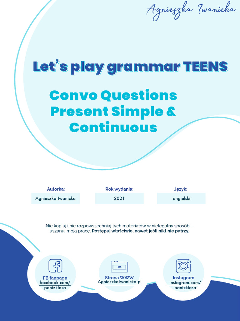 Conversation Questions - Present Simple & Continuous | PDF