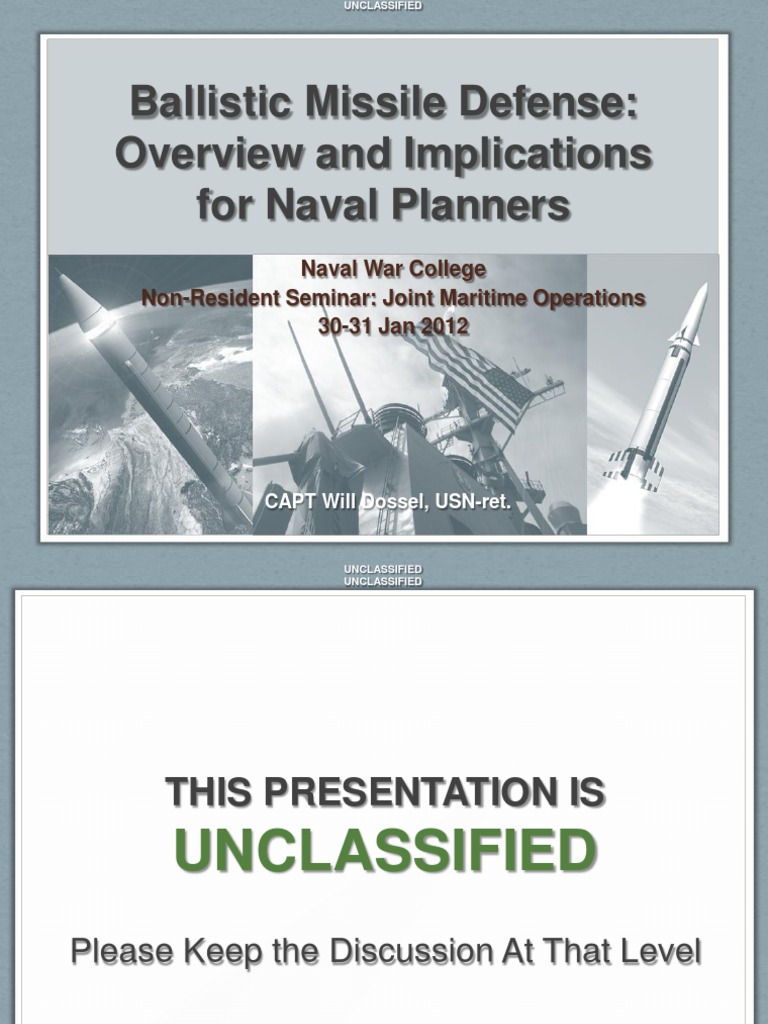 Ballistic Missile Defense Overview | PDF | Missile Defense | Rocket ...