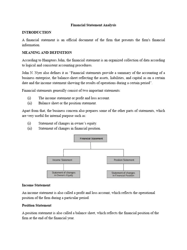 Financial Statement Analysis | PDF | Equity (Finance) | Cash Flow Statement