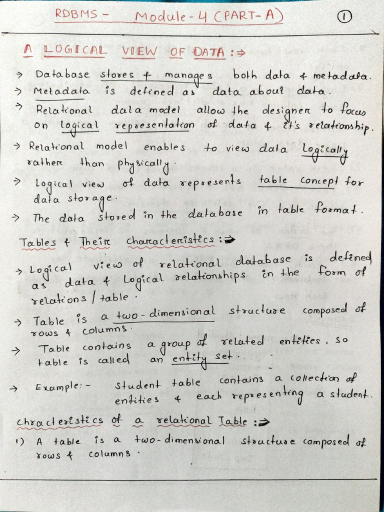 Rdbms Module 4 | PDF