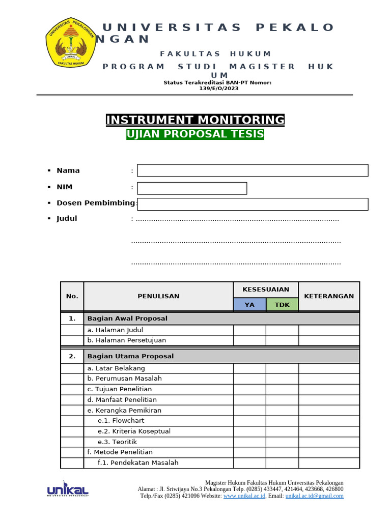 04 Instrument Proposal | PDF