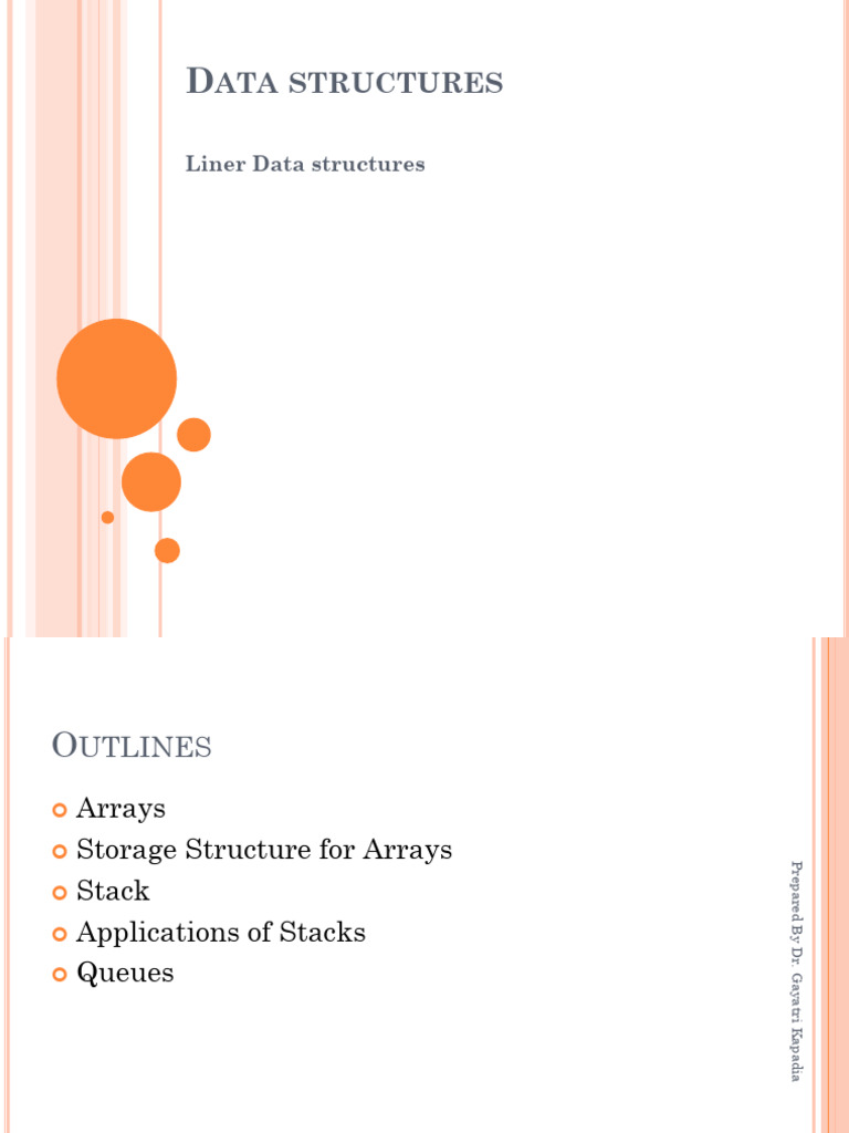 Linear Data Structures | PDF | Queue (Abstract Data Type) | Computer ...