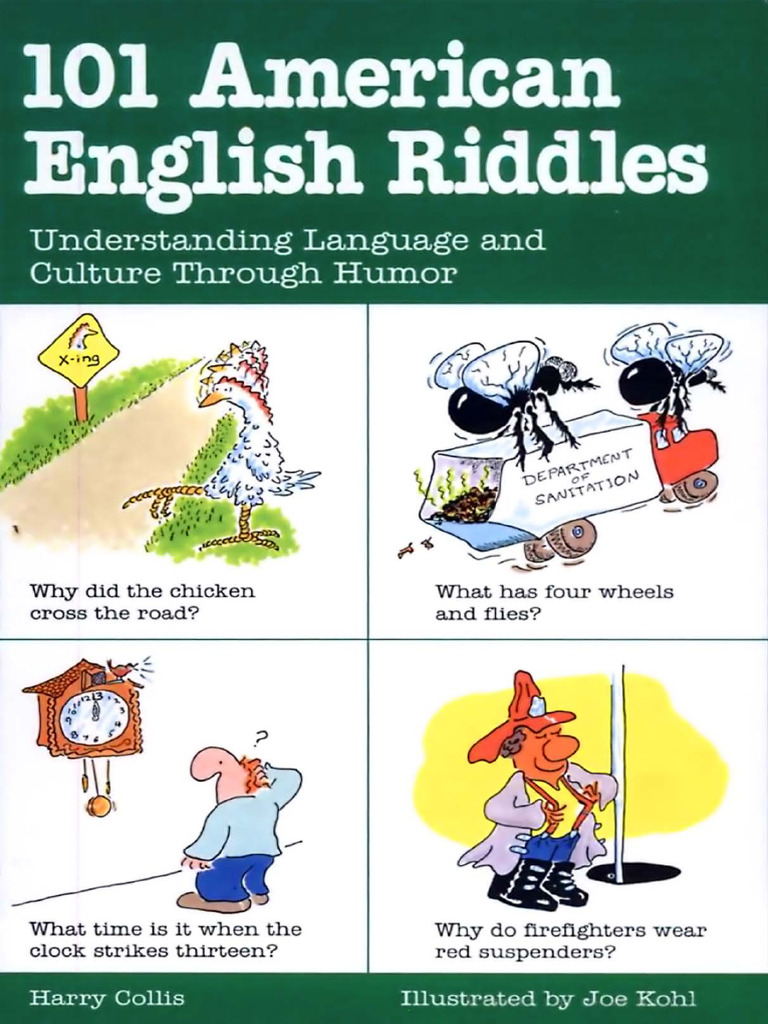 101 American English Riddles Understanding Language and Culture 2 | PDF