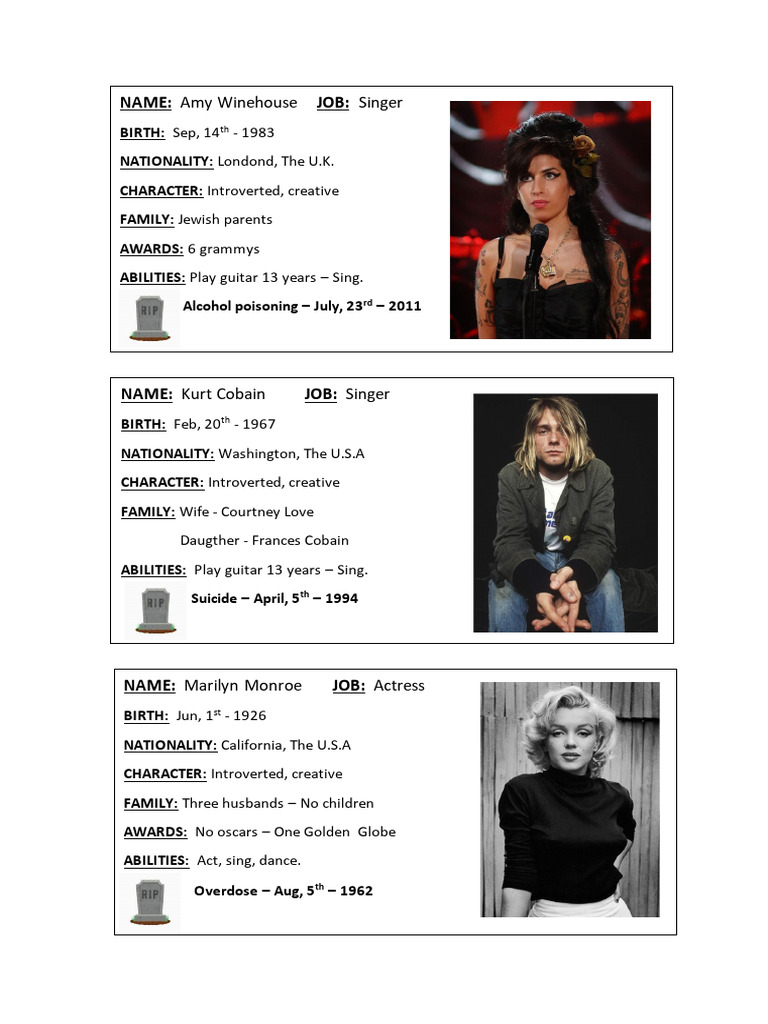Ingles 2 - Speaking Cards | PDF