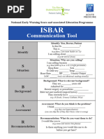 ISBAR Form for Patient Care Escalation | PDF