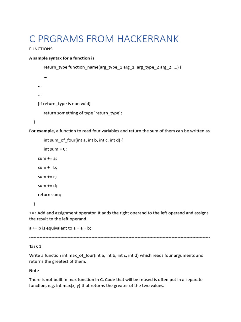 C Basics | PDF