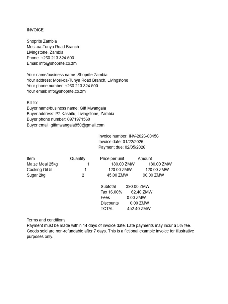 Invoice | PDF