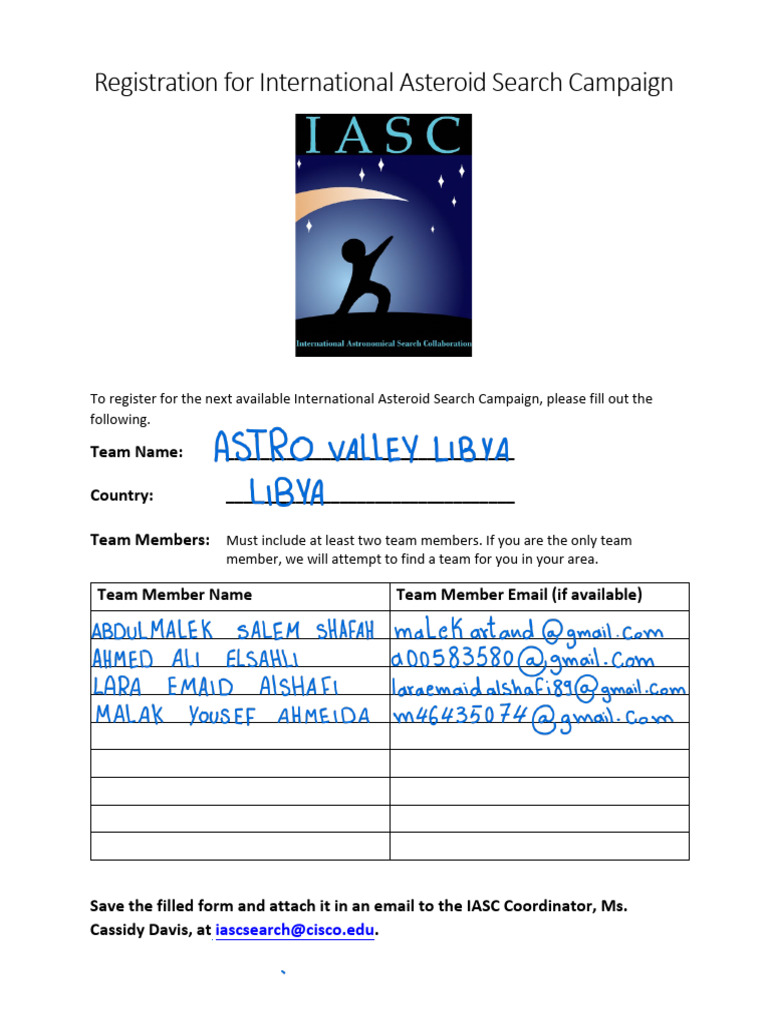 IASC 2025 Registration Form - 260210 - 131254 - 260211 - 024146 | PDF