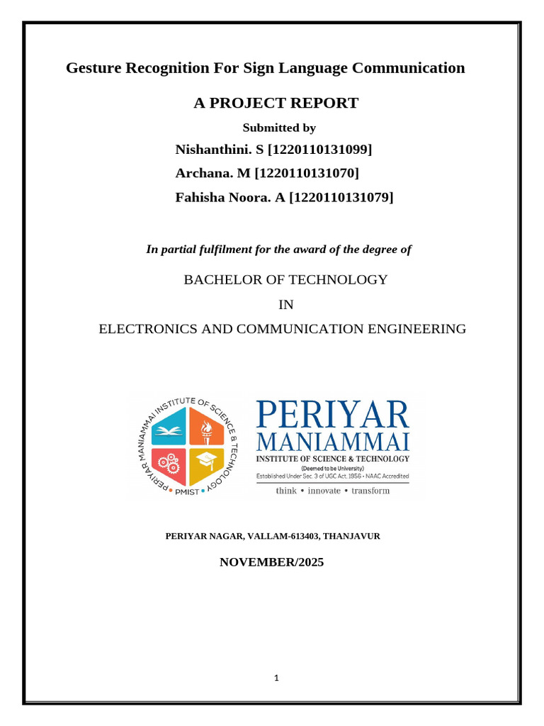 Front Page Final PROJECT | PDF | Computer Engineering | Computing