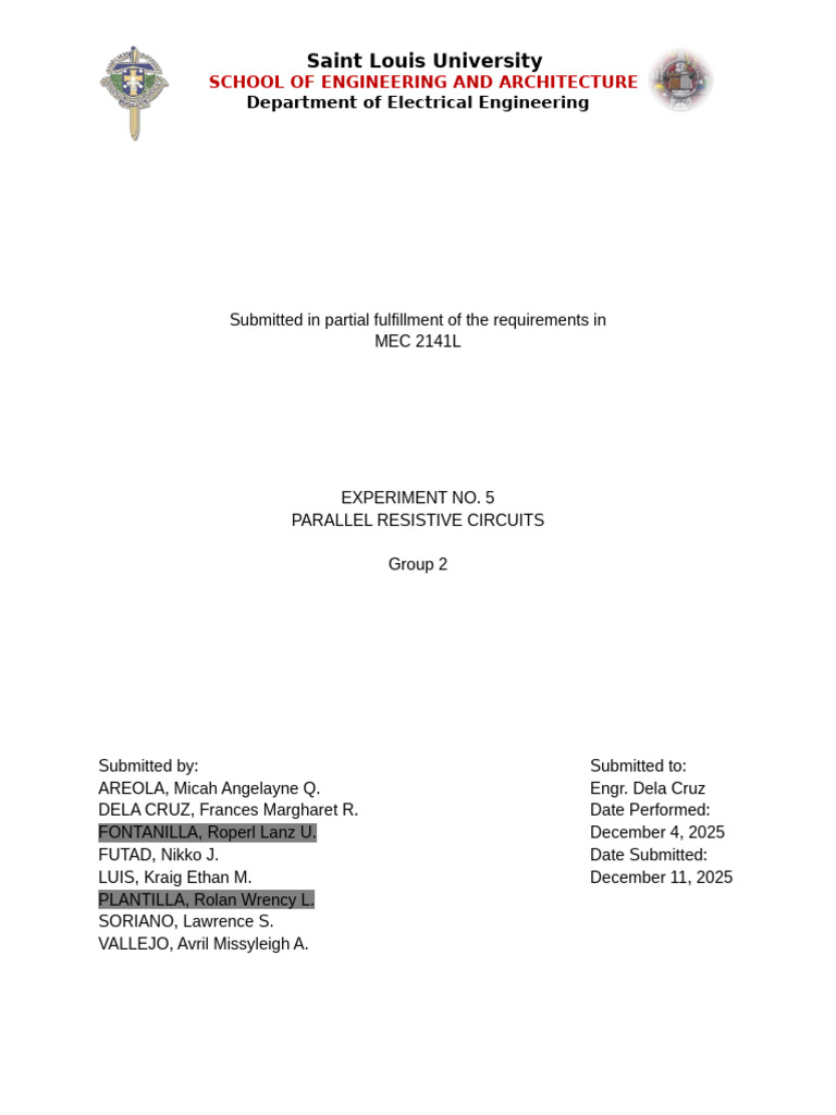 Ee Lab | PDF