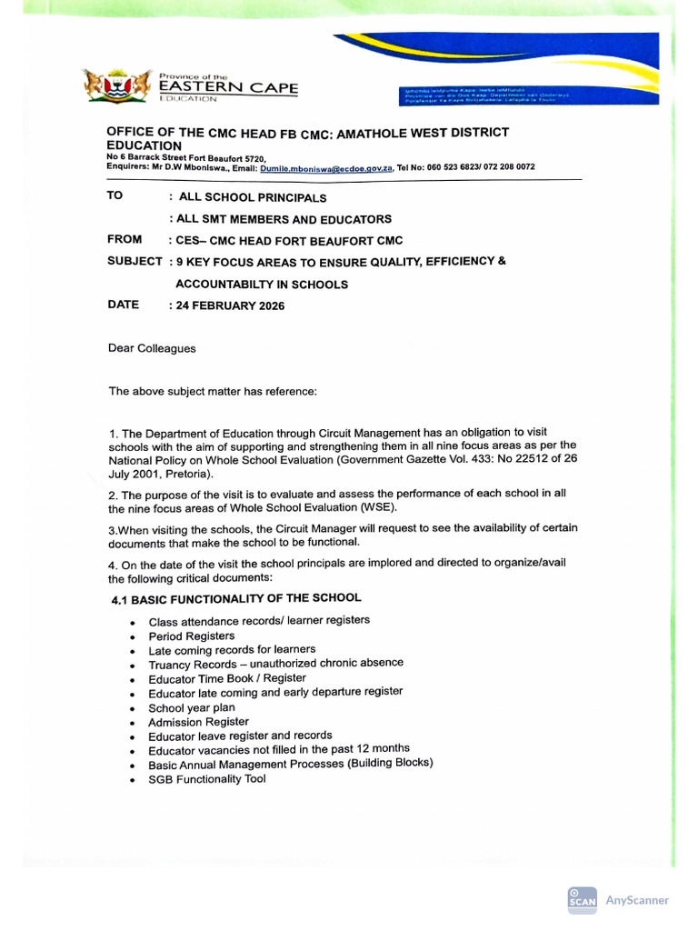 Focus Areas | PDF