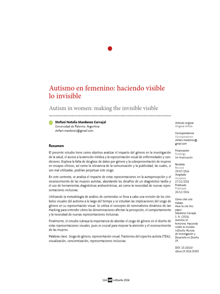 I+8.+Mardones+Carvajal | PDF | Autismo | Depresión (estado de ánimo)