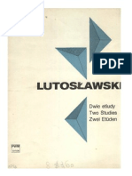 Lutoslawski - 2 Etudes