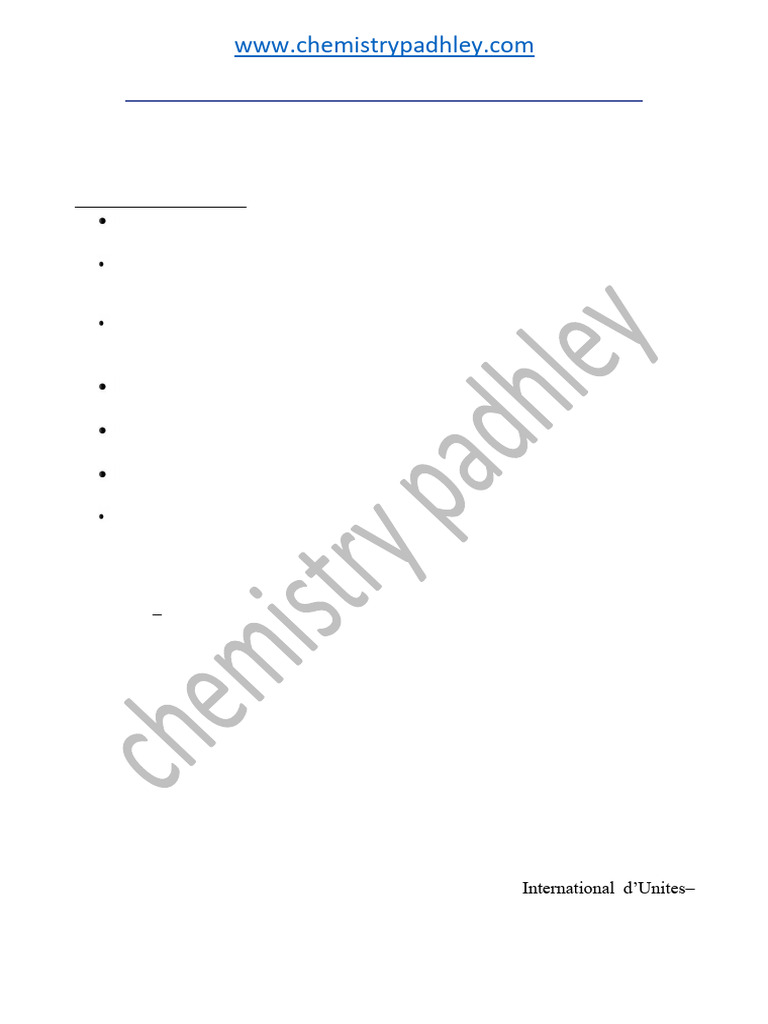 11 Chemistry Notes Ch01 Some Basic Concepts of Chemistry-1 | PDF | Mole ...