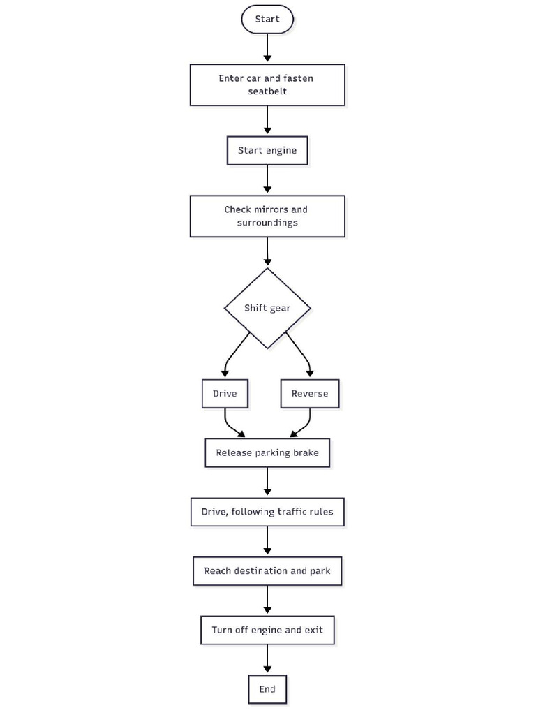 Drive A Car Algorithm | PDF