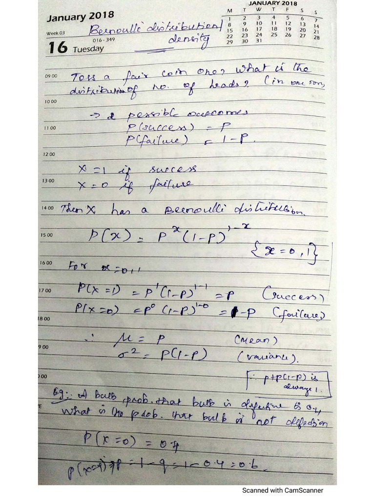 Parameter Estimation Bernoulli's Loglikelihood | PDF