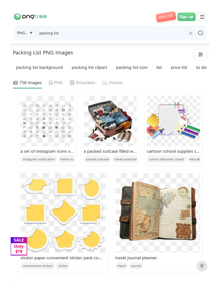 Packing List PNG Transparent Images Free Download - Vector Files ...