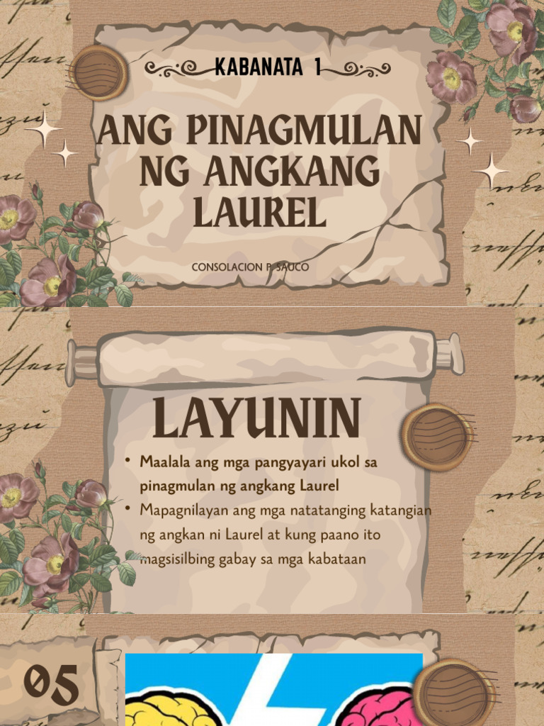 Kabanata 1 Angkan Ni Laurel | PDF