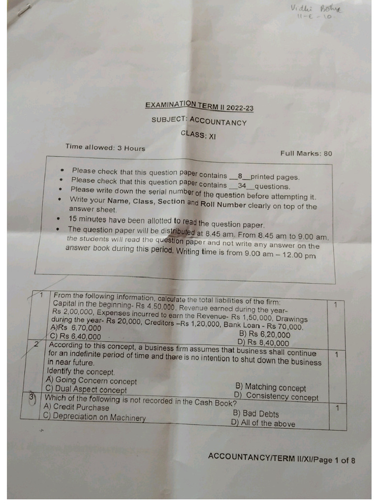 Acc Paper | PDF