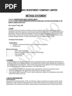 Site Establishment Method Statement | PDF | Occupational Safety And ...