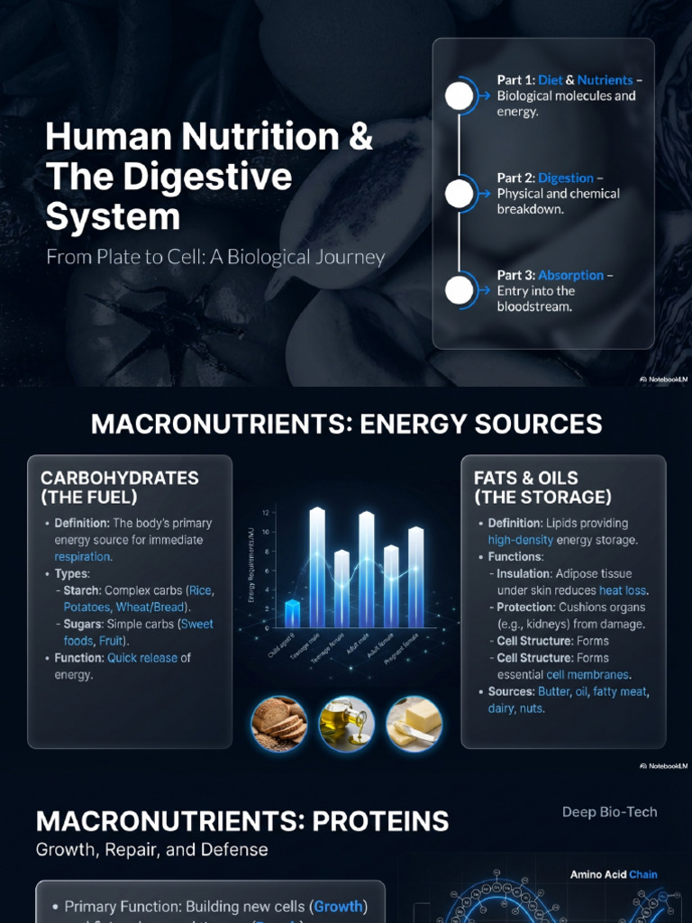 Nutrition and Digestion | PDF