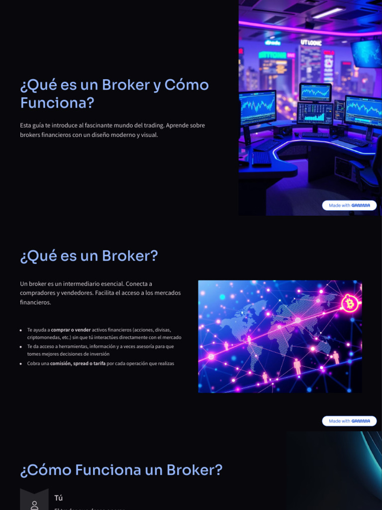 Que Es Un Broker y Como Funciona (1) | PDF | Corredor | Comerciante ...