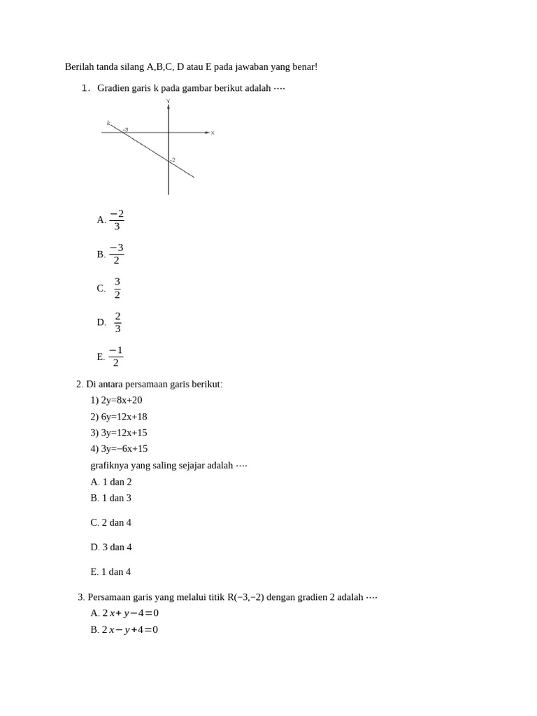 Soal Kelas 4 Reguler | PDF