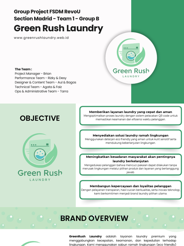 Overview Green Rush Laundry | PDF