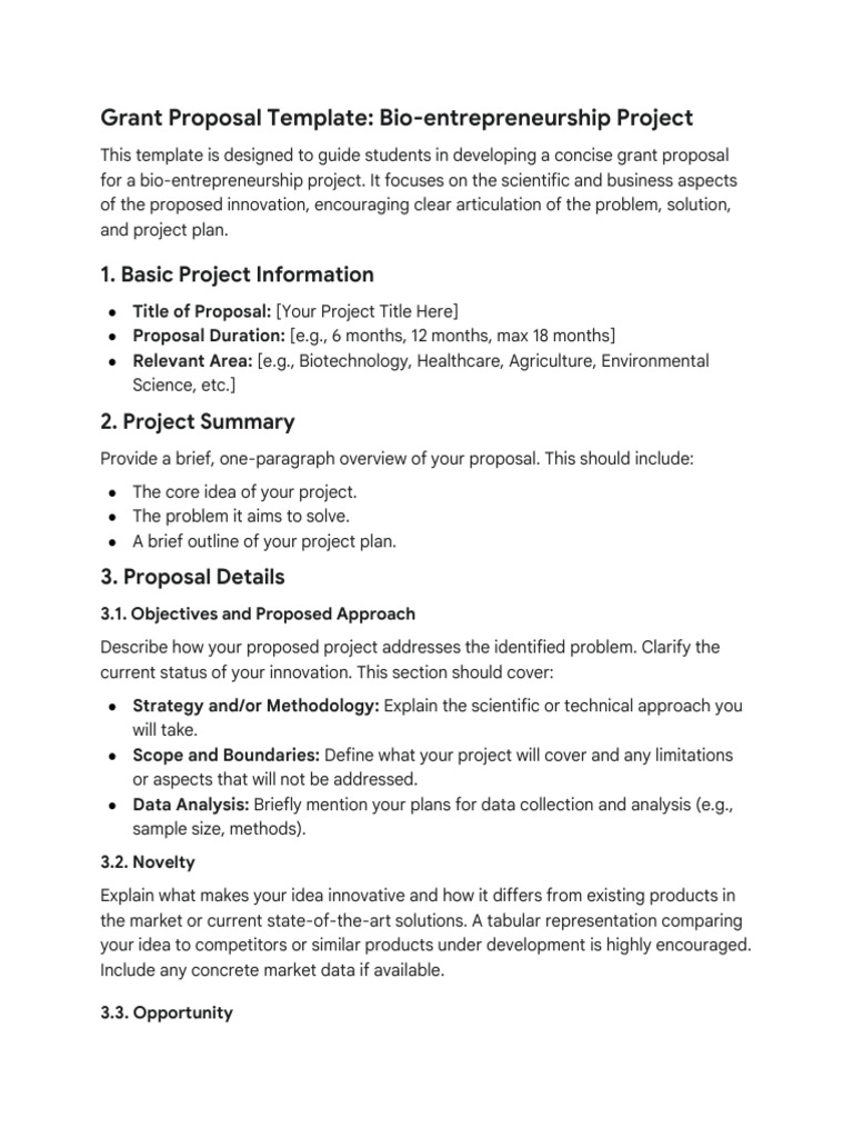 Template For Proposal Writing | PDF | Intellectual Property | Methodology