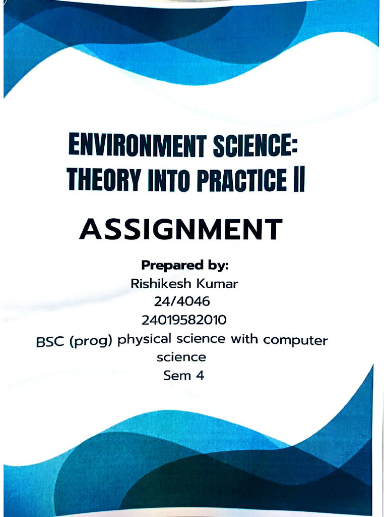 Evs Assignment | PDF
