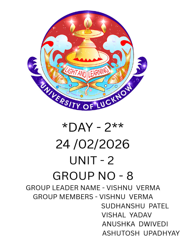 Nss Day - 2 Unit - 2 Group - 8 | PDF