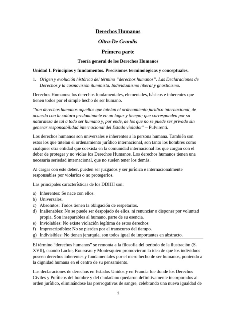 Derechos Humanos FINAL | PDF | Derechos humanos | Naciones Unidas