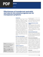 HRT Regimens and Progestogen Doses | PDF | Hormone Replacement Therapy ...
