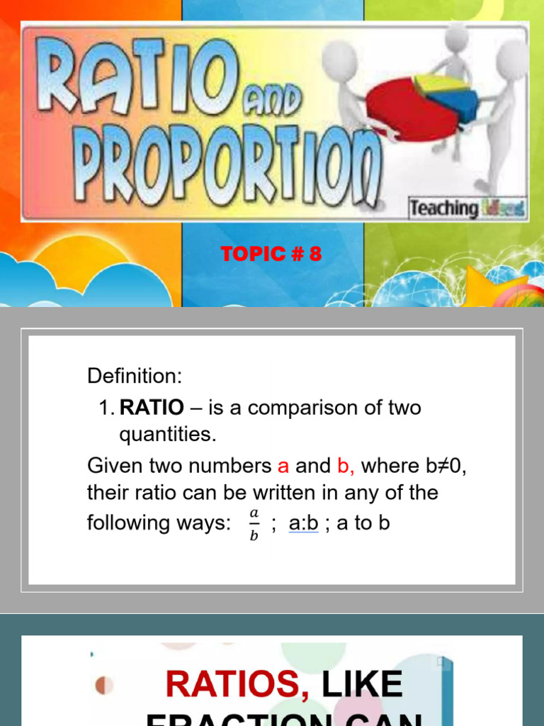 Ratio and Proportion | PDF