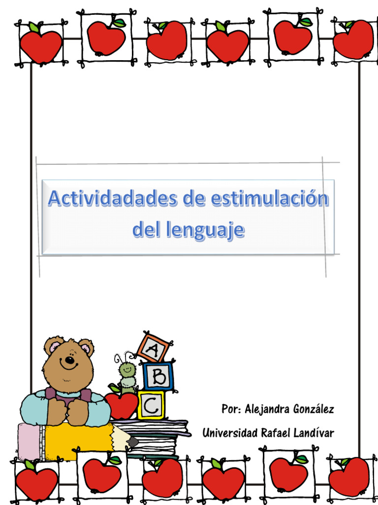 Manual de Actividades Estimulación Del Lenguaje | PDF | Fonema | Sonido