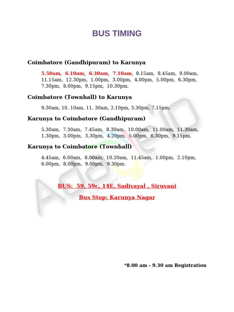 Bus Timing | PDF